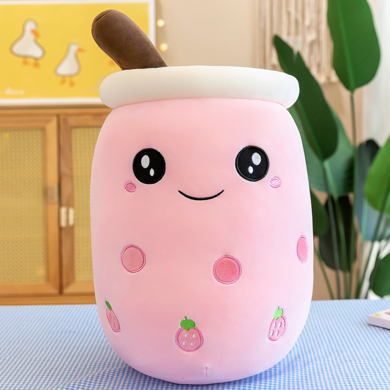 Boba Plushie: Strawberry