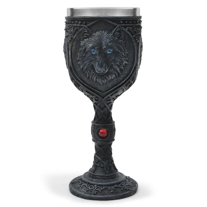 Celtic Wolf Head Goblet