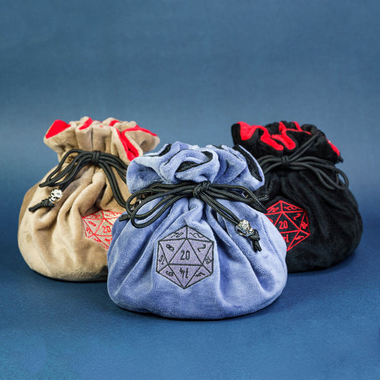 Large Drawstring Dice Bag