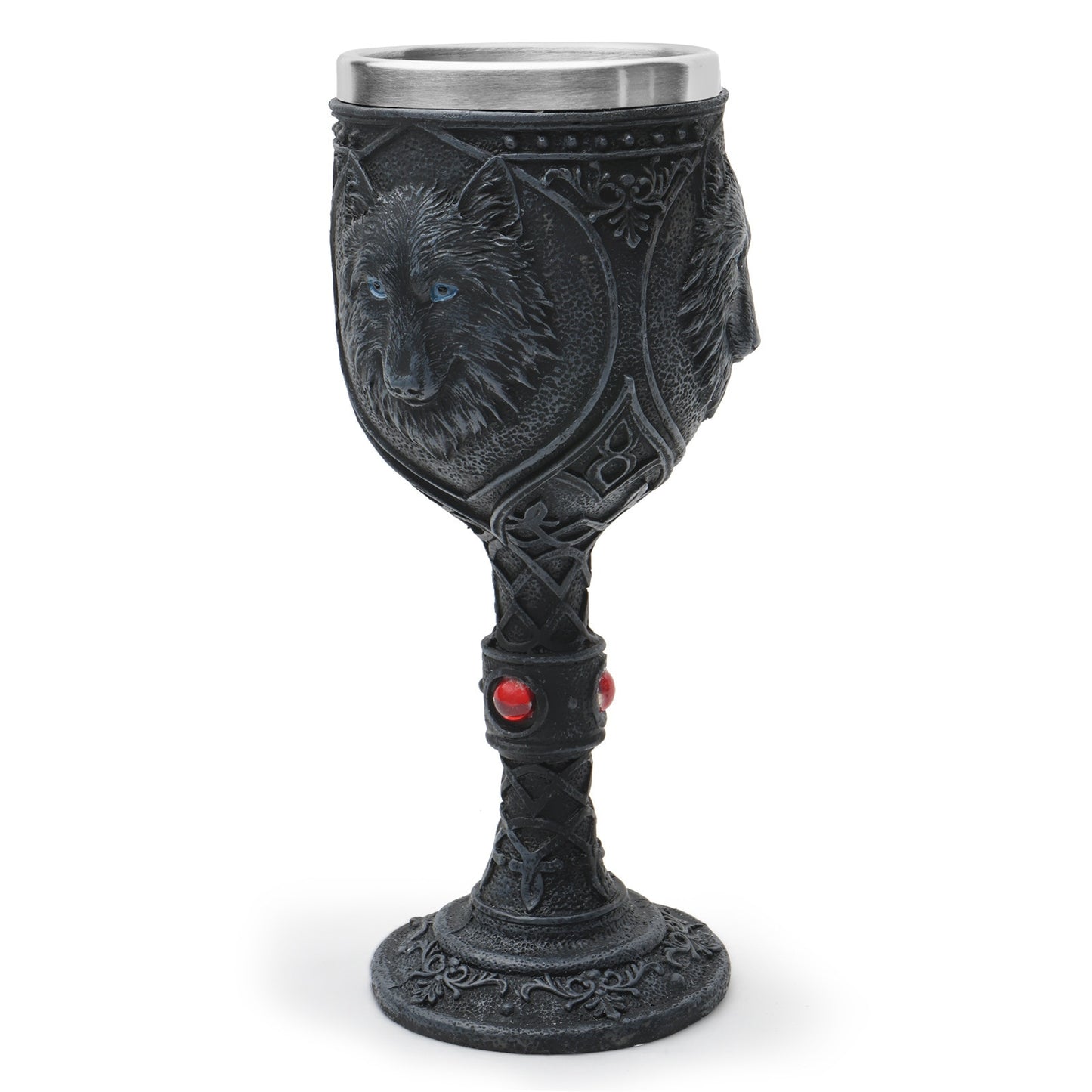 Celtic Wolf Head Goblet