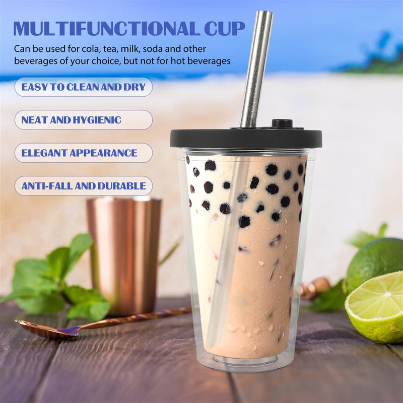 Double Layered Bubble Tea Tumbler