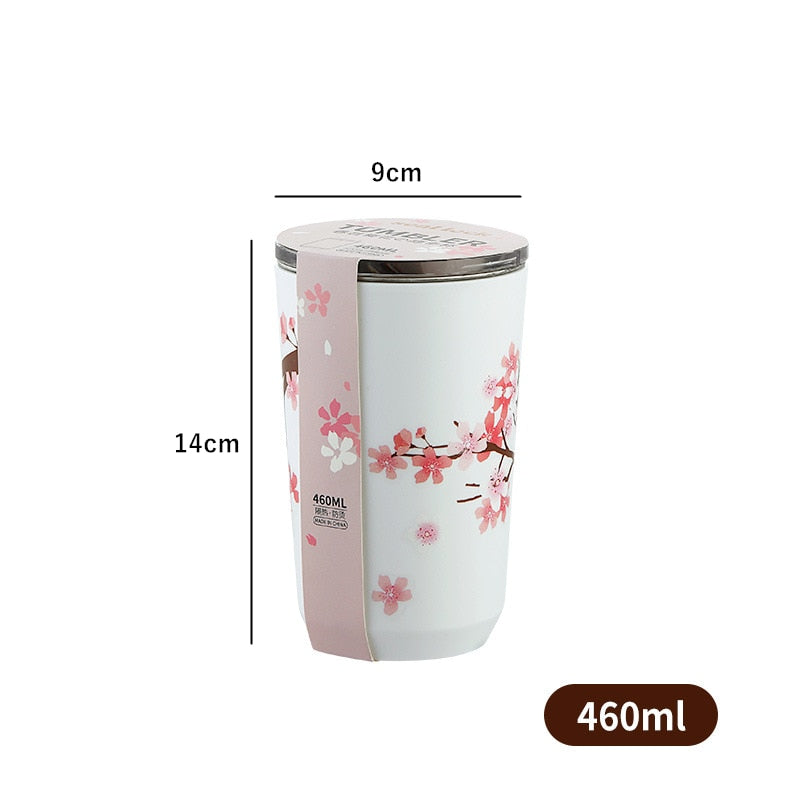 Cherry Blossom Leakproof Thermal Cup