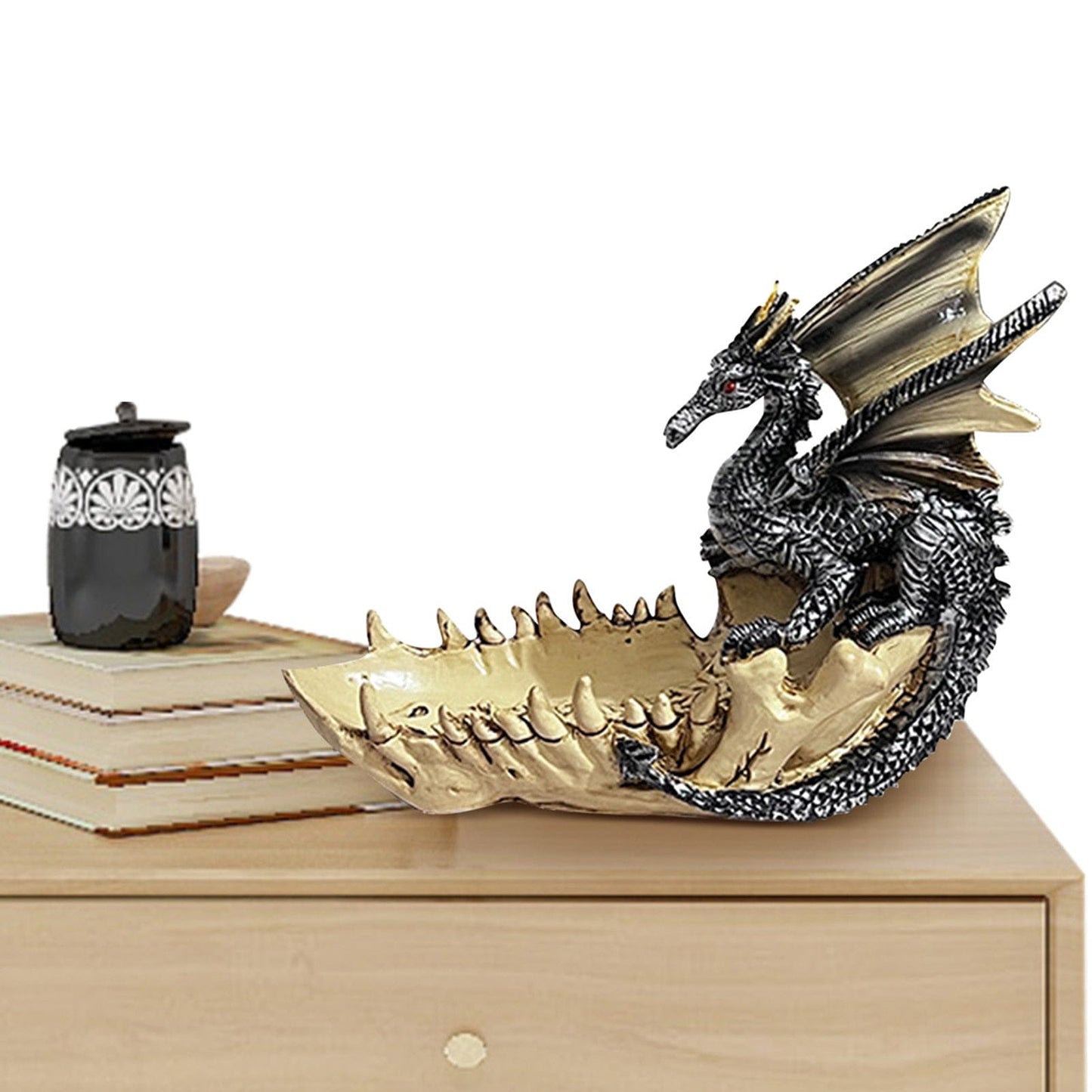 Dragon Skull Decorative Bowl