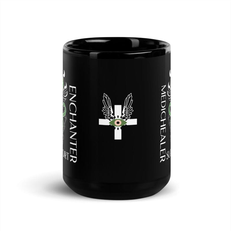 Support: Black Gloss Coffee/Tea Mug