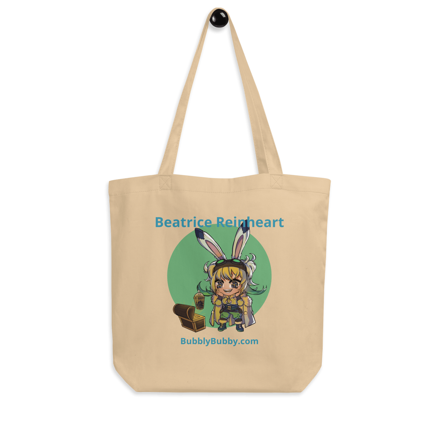 "BeBe Finds Boba Loot" Eco-Canvas Tote Bag
