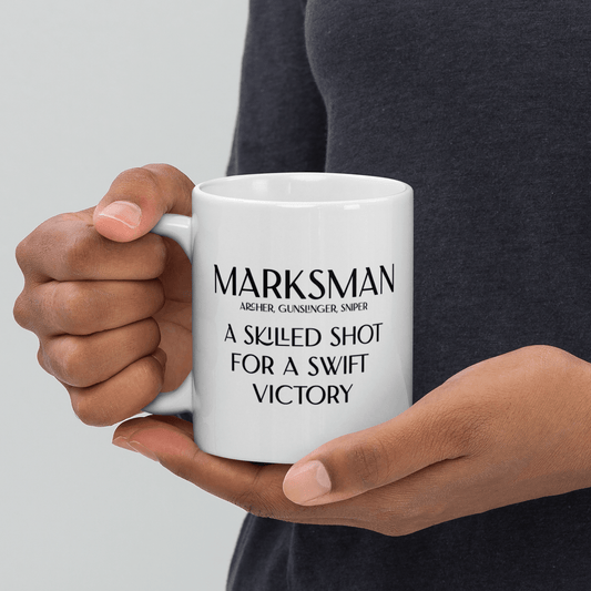 Marksman White Glossy Mug